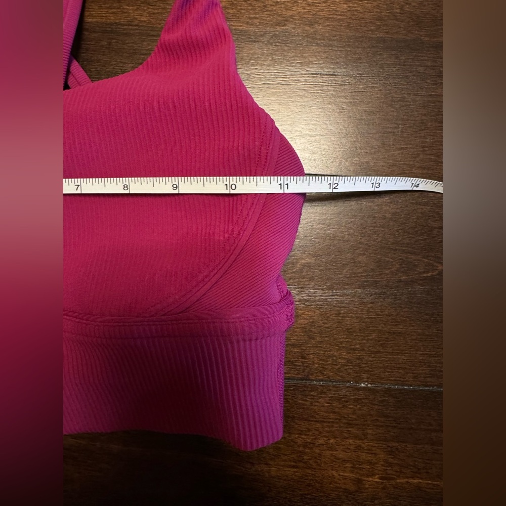 NWOT Lululemon Energy Bra Long Line Ribbed - Picture 6 of 9